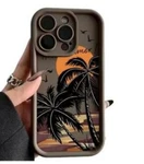 Iphone 16 Coconut Trees Drop Proof And Water Resistant Case Cover Brown New. Fixed Price $11.99.
