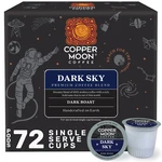 Copper Moon Coffee K-cups Dark Sky Blend, 72 Count. Fixed Price $35.99.