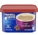 Maxwell House International Cafe Francais 7.6 Oz ( Pack 1) Coffee. Fixed Price $8.99.