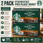 2-PACK Starbucks Pike Place Medium Roast K-cup, 72-COUNT. Fixed Price $136.72.