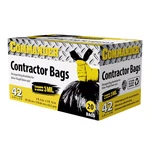 Commander 42 Gal. 2.5 Mil Black Garbage Trash Bags 32 In. X 46 Pack Of 20 Fo. Fixed Price $15.19.