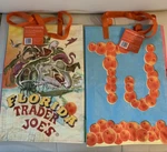 Two 2 Florida Trader Joe's Reusable Shopping Tote Bag,eco Friendly,nwt. Fixed Price $16.97.
