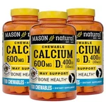 Mason Natural Chewable Calcium 600MG With Vitamin D3 Coffee Mocha Flavor 100 .... Fixed Price $23.69.