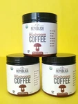 X3) La Republica Superfoods Organic Instant Mushroom Coffee (2.5 Oz) 35+ Serving. Fixed Price $60.00.