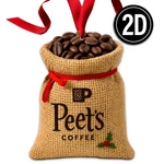 Peets Coffee Acrylic Christmas Ornament Cup Latte Cafe Drink Gift 213. Fixed Price $13.99.