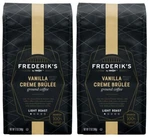 Frederik's Vanilla Creme Brulee Ground Coffee Light Roast 12 Oz (2 Bags). Fixed Price $32.90.