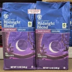 Barissimo Midnight Blend Dark Roast Ground Coffee 12OZ 340G (2 Bags). Fixed Price $32.99.
