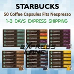 Coffee Starbucks Nespresso 50 Pods Fits Original Line Lot Capsule Fresh. Fixed Price $53.20.
