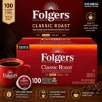 Folgers Classic Medium Roast K-cup Coffee Pods, 100CT. Fixed Price $63.95.