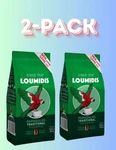 2PK - Loumidis Papagalos Traditional Greek Type Ground Coffee 454G. Fixed Price $39.99.