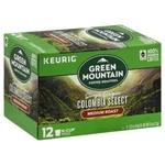 Green Mountain Coffee Colombian Fair Trade Select Keurig K-cups. Fixed Price $22.50.