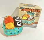 100% Soft Dumpster Fire Green Donut Vinyl Figure Kawaii Truck Torrance. Fixed Price $10.00.