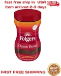 Folgers Classic Roast Instant Coffee, 12 Oz Jar. Fixed Price $17.00.