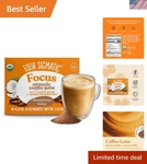 Four Sigmatic Instant Mushroom Coffee Latte Daily Dose, & Sugar-free. Fixed Price $29.99.