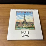 Cavallini & San Francisco 2026 Desk Calendar (6 X 6.5 ) Paris France New. Fixed Price $14.99.