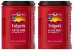 Folgers Classic Medium Roast Ground Coffee, 43.5 OZ.(2PACK). Fixed Price $47.37.