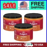 (3 Pack) Folgers Colombian Ground Coffee, Medium Roast, 22.6 Oz Can. Fixed Price $45.35.