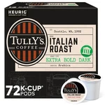 Tully's Italian Roast, Single-serve Keurig K-cup Pods, Dark Coffee,. Fixed Price $71.99.