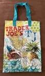 Trader Joes Reusable Shopping Grocery Tote Bag Sailing The Culinary Sea. Fixed Price $14.99.