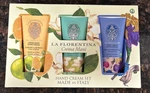 La Florentina Crema Mani Italian Three Piece Hand Cream Gift Set. Fixed Price $17.99.