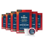 Folgers 1850 Expedition Blend Medium Roast Coffee, 60 Keurig K-cup Pods. Fixed Price $70.42.