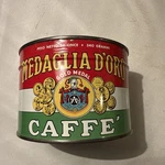 Vintage 1950S Medaglia D'oro Espresso Coffee Can Nos Unopened Full Tin. Fixed Price $99.99.