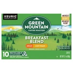 Green Mountain Coffee Roasters, Breakfast Blend Decaf 10 Count (pack 1). Fixed Price $14.31.