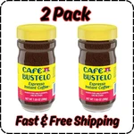 Cafe Bustelo, Espresso Style, Dark Roast Instant Coffee, 7.05 Oz Jar 2X. Fixed Price $11.49.