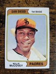 1974 Topps - Willie Mccovey #250 San Diego Padres Ex. Fixed Price $5.49.