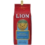 Lion Coffee Macadamia Flavor Ground Light Roast 10 Oz. Bag With Clip. Fixed Price $19.99.