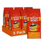 Sello Rojo Tradicional Medium Roast Ground Coffee, 16 Oz (pack 5). Fixed Price $92.56.