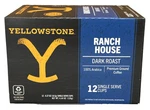 Yellowstone Ranch House Dark Roast Coffee Single Serve Cups 4.44 Oz. Fixed Price $17.09.