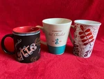 Lot 3 Starbucks Latte Grande Hot Fall Leaves Autumn Chocolate Coffee Mug Rn. Fixed Price $24.85.
