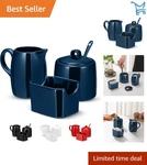 Sugar And Creamer Set Ceramic 10 Oz Classic Kitchen Coffee Bar Must-have. Fixed Price $40.98.
