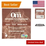 Caffeinated Organic Coffee Blend With Superfood Mushrooms 0.21 Oz Pack. Fixed Price $8.99.