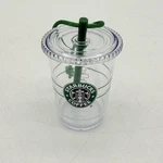 Starbucks Coffee Clear Cold To Go Cup Tumbler Christmas Tree Ornament. Fixed Price $17.00.