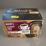 Maud's Gourmet Raspberry Choco Latte Medium Roast Arabic Coffee 50 Pods. Fixed Price $22.99.