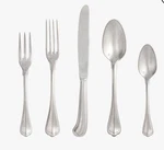 Fortessa San Marco Flatware 5 Piece Set Brush Finish, New. Fixed Price $24.00.