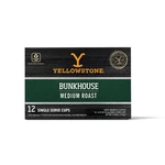 Yellowstone Bunkhouse Medium Roast Coffee, Single Serve 12 Count (pack 1). Fixed Price $23.99.