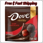 Dove Promises Dark Chocolate Candy - 7.61 Oz Bag New. Fixed Price $5.09.