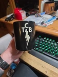 Elvis Presley Ceramic Coffee Mug Black Tcb The Taking Care Business. Fixed Price $9.95.