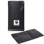 50 16 Oz Coffee Bags With Valve Black Flat Bottom Beans Packaging. Fixed Price $26.99.