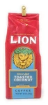 Lion Toasted Coconut Ground Coffee Light Roast 10 Oz Hawaii Island Style Sealed. Fixed Price $18.99.
