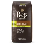Peets Decaf House Blend Dark Roast Coffee 10.5 Ounce Fresh Quality Brew. Fixed Price $30.19.