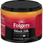 Folgers Black Silk Ground Coffee, Smooth Dark Roast 22.6OUNCE Canister. Fixed Price $30.75.