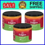 Folgers Half Caff Ground Coffee, Medium Roast, 22.6 Oz Canister, 3 Pack. Fixed Price $46.99.