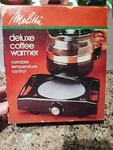 Melitta Deluxe Coffee Warmer CW-30 Variable Temperature Fits Most Carafes New Ob. Fixed Price $50.00.
