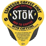 Stok Caffeinated Black Coffee Shot 100 Count Expresso Caffiene Unsweetened Dark. Fixed Price $9.99.