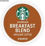 Starbucks Breakfast Blend Coffee 16 To 96 Count Keurig Cups Pick Any Quantity. Fixed Price $41.88.