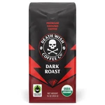 Organic Fair Trade Dark Roast Ground Coffee - Death Wish, 16 Oz. Fixed Price $23.95.